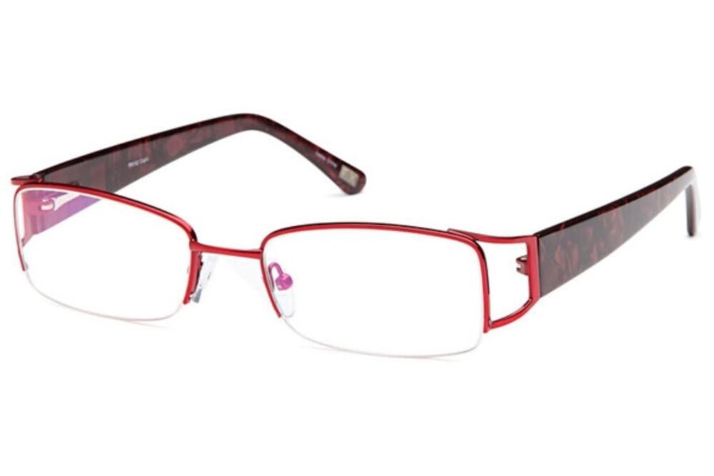 CAPRI FX102 CLEAR BURGUNDY EYEGLASSES SUNGLASSES FRAMES 53-19